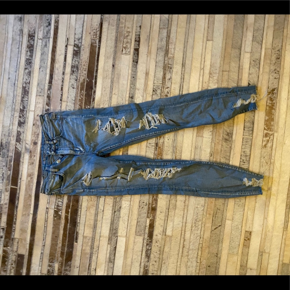 American Eagle Distressed Denim
